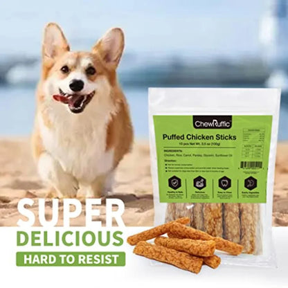Chicken Dog Treat Sticks for Training and Reward