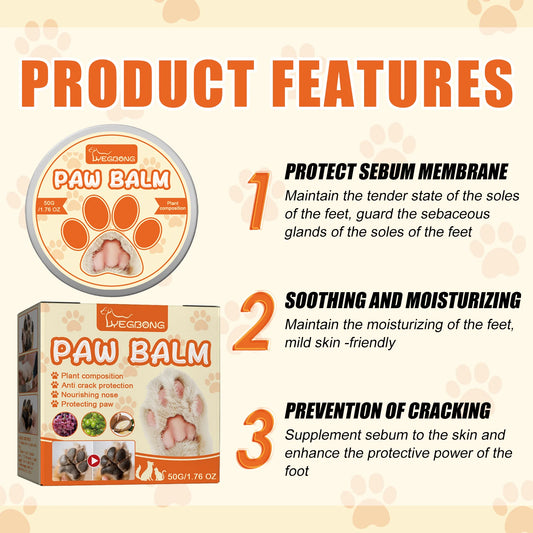Paw Repair Balm Moisturizes Dry Paw Pads Dog