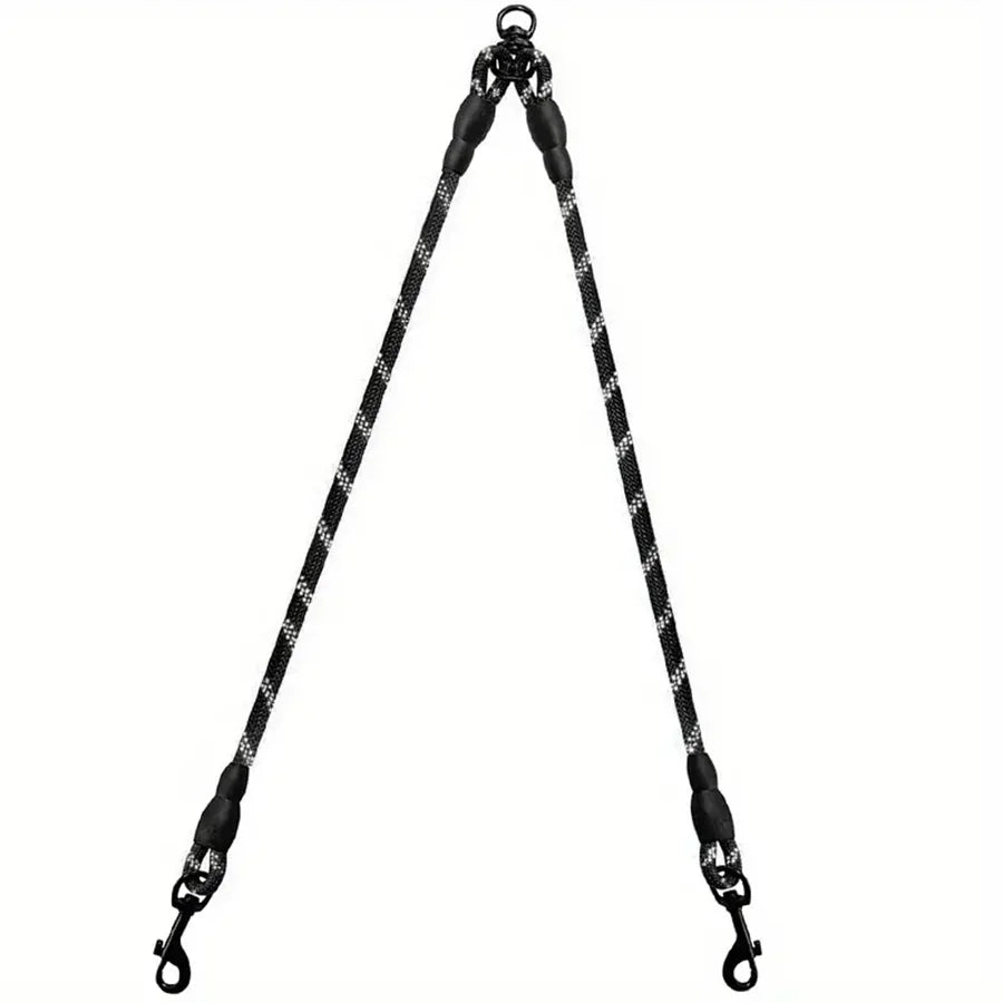 Dual Dog Leash - 360 Swivel No Tangle