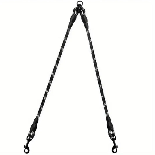 Dual Dog Leash - 360 Swivel No Tangle