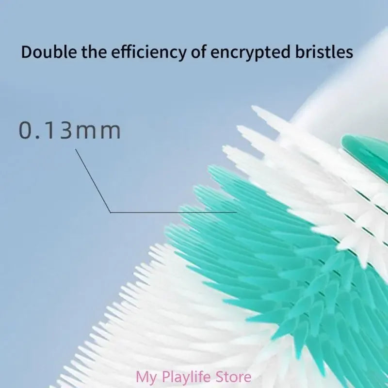 Small Toothbrush Teeth Cleaning Soft Silicone Bristle