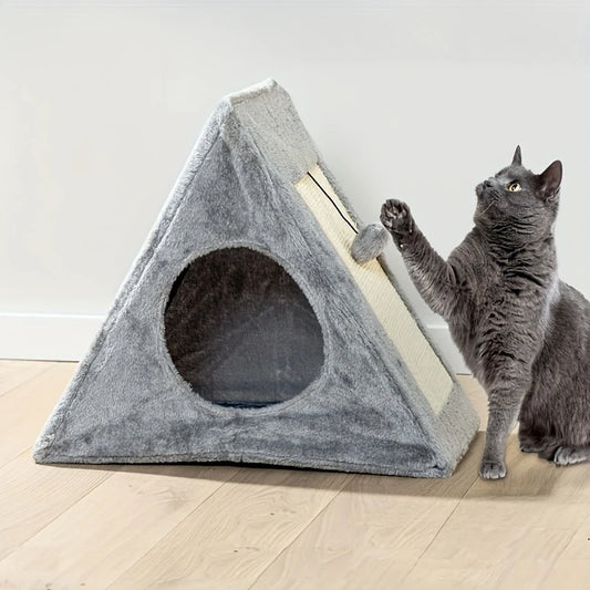 Cat bed plush toy ball cat scratching board
