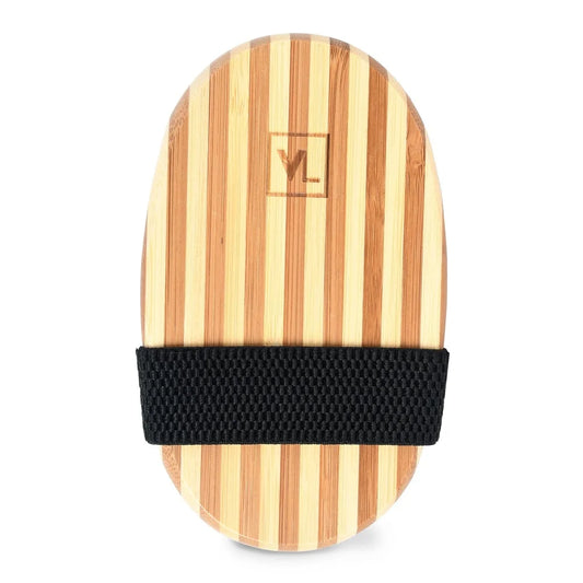 Bamboo Palm Pet Brush Ergonomic Natural Bristles