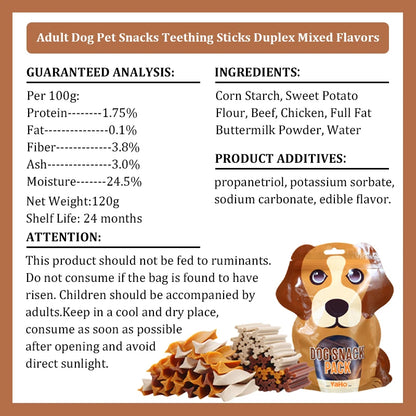 Dog Snacks Tooth Cleaning Bone Fresh Breath Adult Dogs