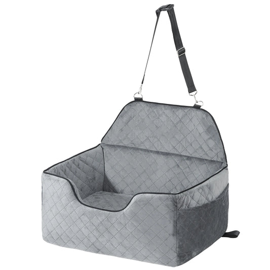 Dog Booster Seat for Car, Storage Pocket