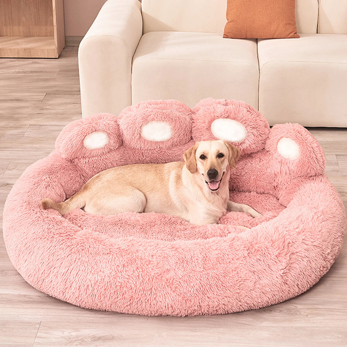Fluffy Winter Warm Pets Kennel Mat Bed