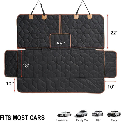 Dog Car Seat Cover, Waterproof Non-Slip