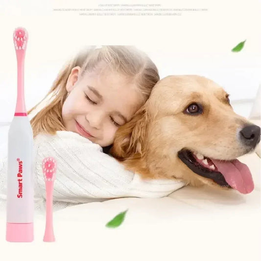Electric Dog Tooth Brush  Non-slip Handle