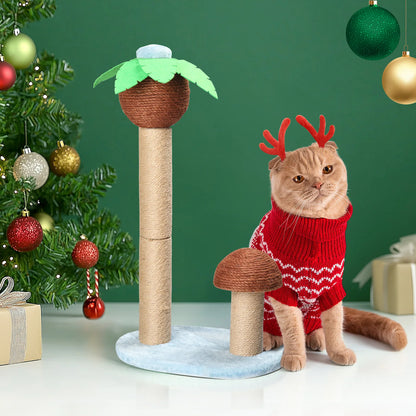 Cat Scratching Post Sisal Rope Scratcher Durable