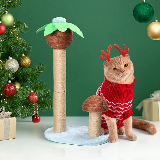 Cat Scratching Post Sisal Rope Scratcher Durable