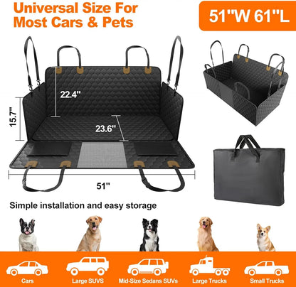 Waterproof Pet Travel Accessories Foldable Dog Car Seat