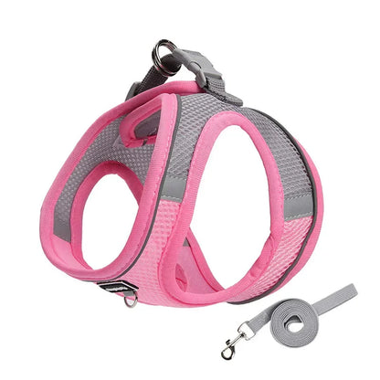 Dog Harness Adjustable With Leash