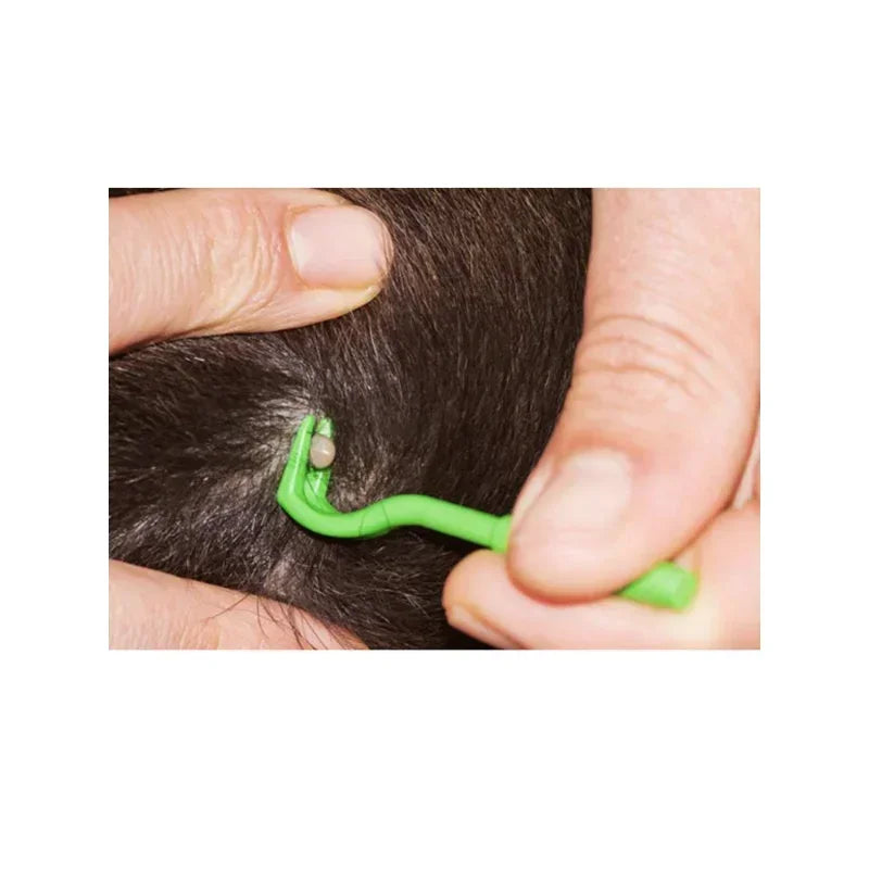 3pcs Flea Remover Hook Tick Remover Tweezer Cat Dog