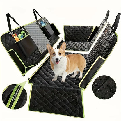6-in-1 Pet Rear Seat Car Cushion Waterproof
