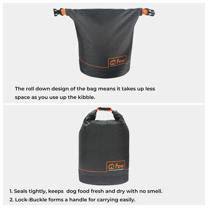 Large Capacity for Travel Kibble Storage