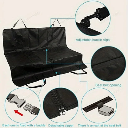 Waterproof 600D Oxford Cloth Dog Car Seat Cover