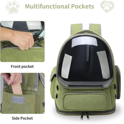 Breathable Cat Bubble Backpack Carrier Hiking Camping
