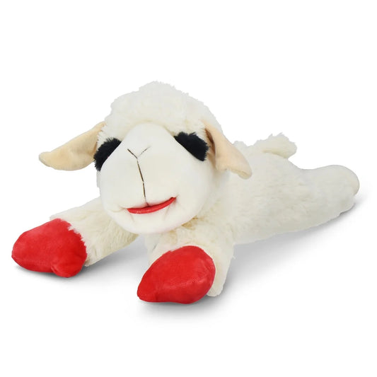 Jumbo Lamb Chop Plush Dog Toy with Squeaker