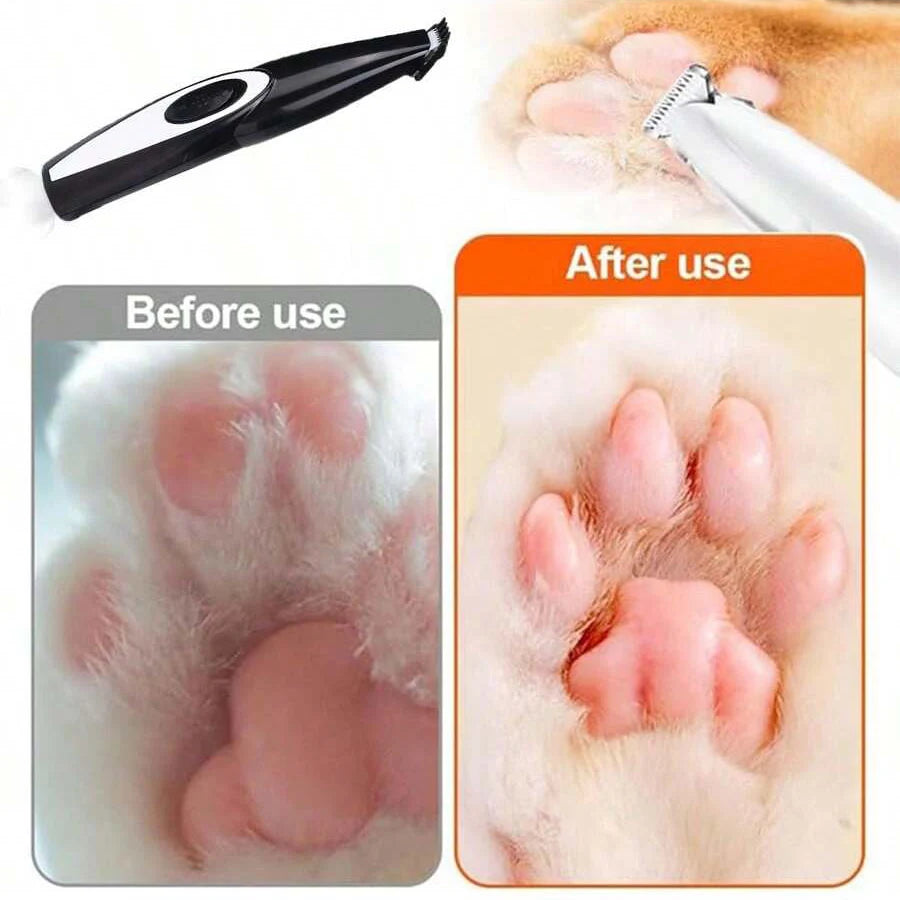 Dog Clippers Low Noise Paw Trimmer- Rechargeable