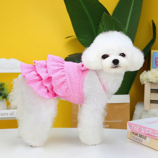 Princess Dresses Skirt Puppy Dog Cat Costume