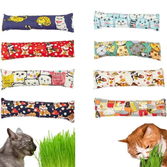 Catnip Kicker Pillow Toys Interactive Bite Resistant