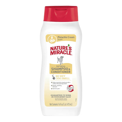 Oatmeal Dog Shampoo Conditioner Odor Neutralizing Soothing 16oz