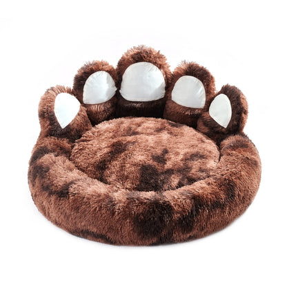 Cozy Comfy Dog Bed Paw Shape Warm