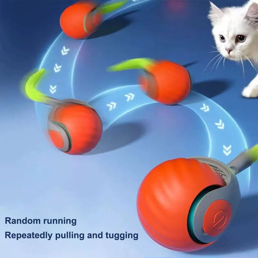Toy Ball Electronic Interactive Pet Rechargeable Moving Bouncing