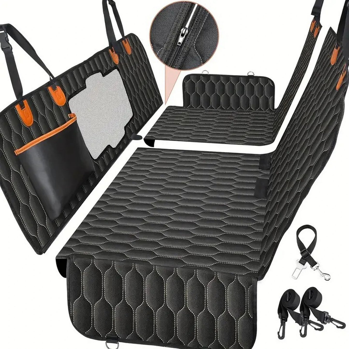 Waterproof Car Seat Protector, Side Wings, Scratch Resistant