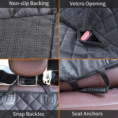 Dog Car Seat Cover Waterproof Non-Slip Rear Seat