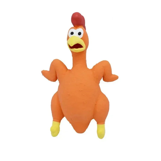 Screaming Chicken Dog Toys Squeak