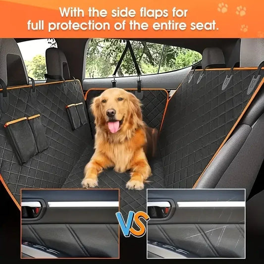 Dog Car Seat Cover Waterproof  Hammock Scratch Proof Nonslip Durable Soft Back Seat Cover for Cars Truck