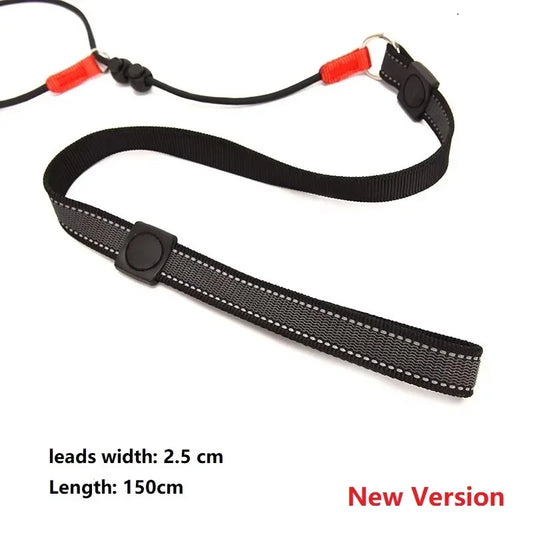 Training P-Shaped Chain Slip Lead Control Leash