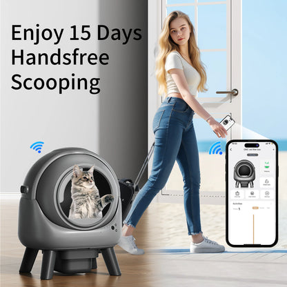 Self Cleaning Litter Box Automatic APP Control