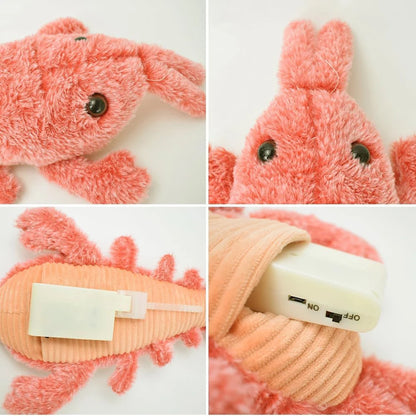 Floppy Lobster Interactive Dog Funny Plush Toy Squeak