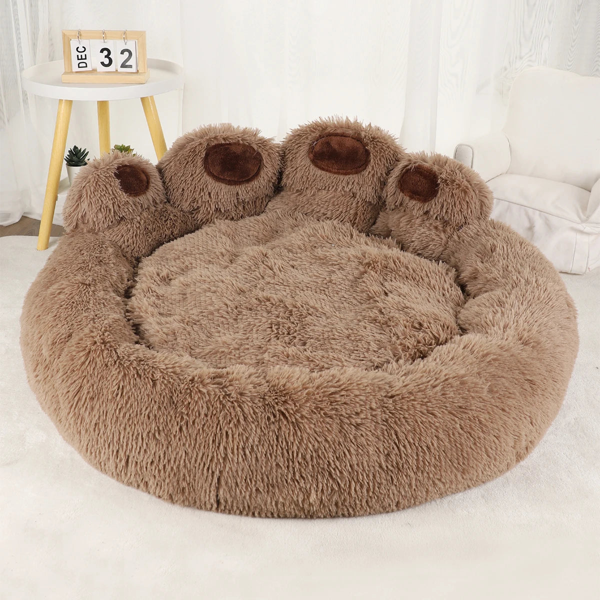 Fluffy Winter Warm Pets Kennel Mat Bed