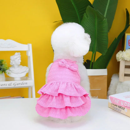 Princess Dresses Skirt Puppy Dog Cat Costume