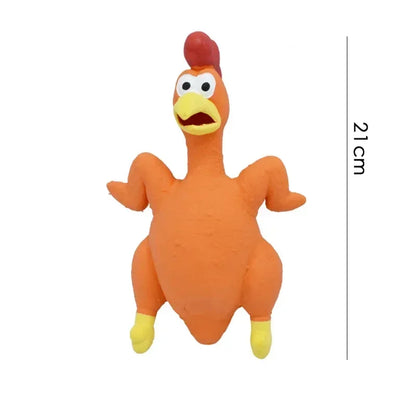 Screaming Chicken Dog Toys Squeak