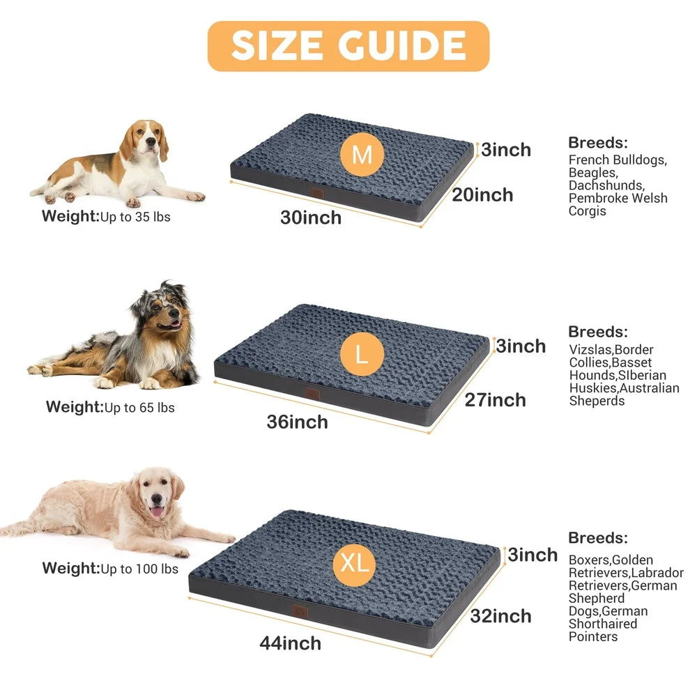 Orthopedic Bed Removable Washable Foam Support Non-Slip