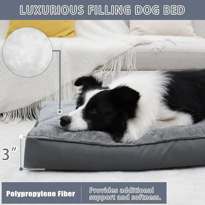 Waterproof Bed Removable Cover Non-Slip Bottom Pet Mattress
