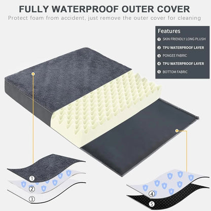 Waterproof Orthopedic Dog Bed Medium Non-Slip Foam