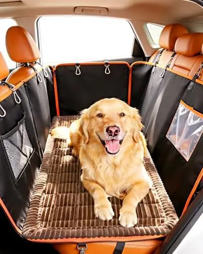 Dog Car Bed with Non-Slip Base