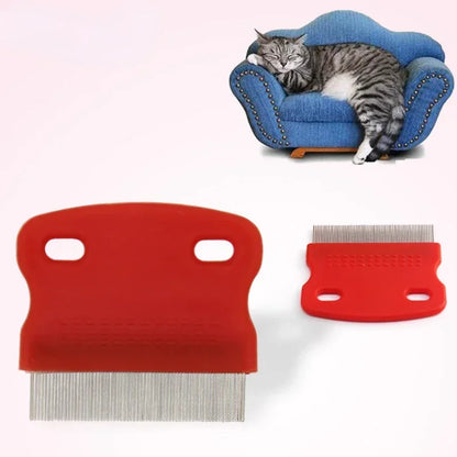 Stainless Steel Pet Grooming Comb Long Thick Hair