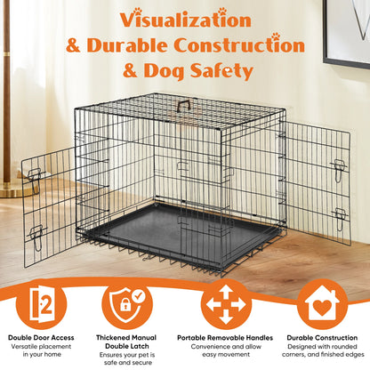 Plastic Leak-Proof Pan Tray Large Kennel