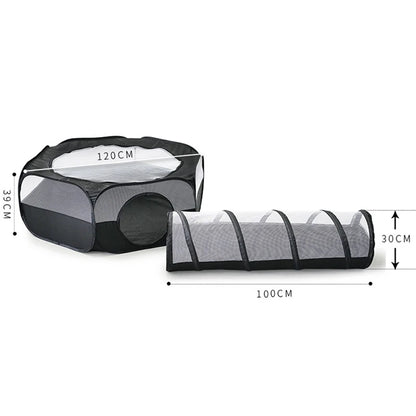 Cat Tunnel House 2 in 1 Interactive Foldable
