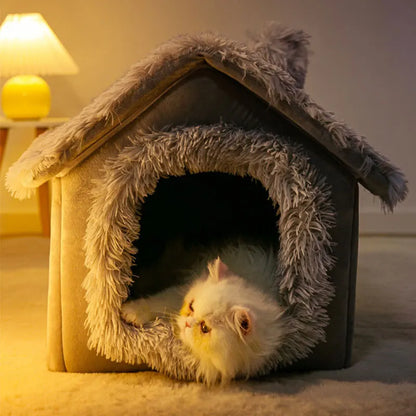 Dog Soft Comfortable House Cave Winter Warm