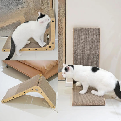 L Shape Cat Scratcher, Protecting Furniture Cardboard
