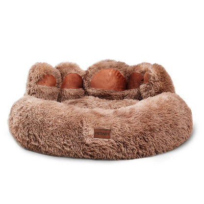 Cozy Comfy Dog Bed Paw Shape Warm
