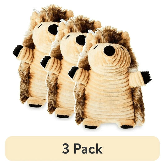 Hedgehog Dog Toy Plush Squeaky Washable Companion