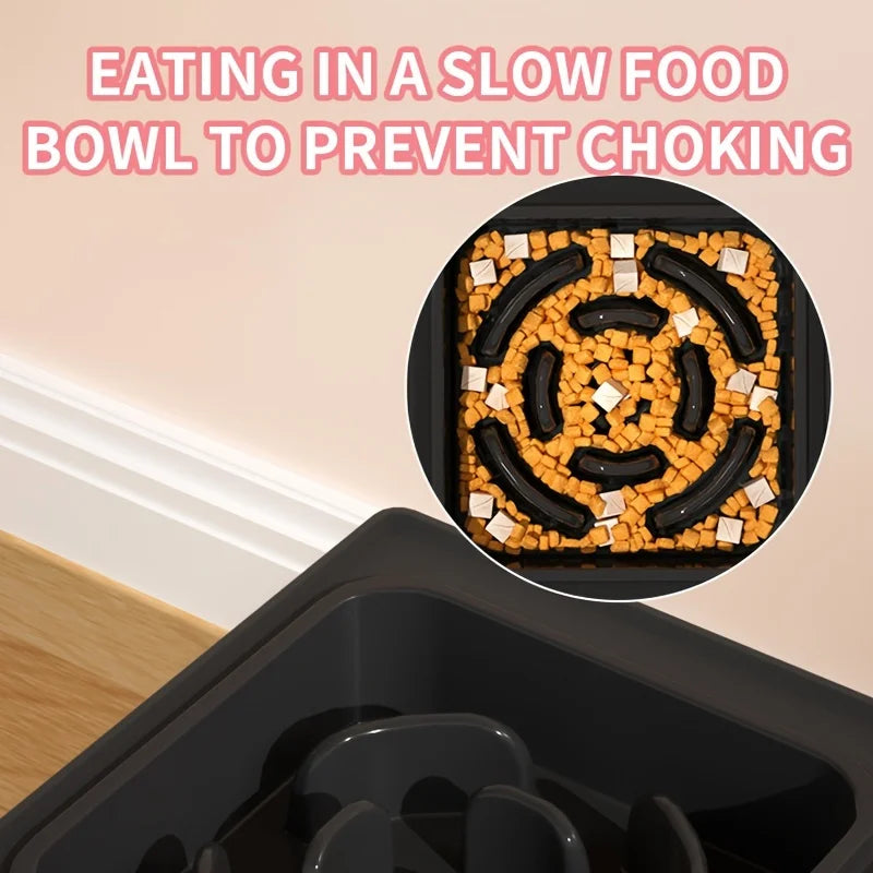 Adjustable Stainless Steel Pet Bowl Table,  Non-Slip Design